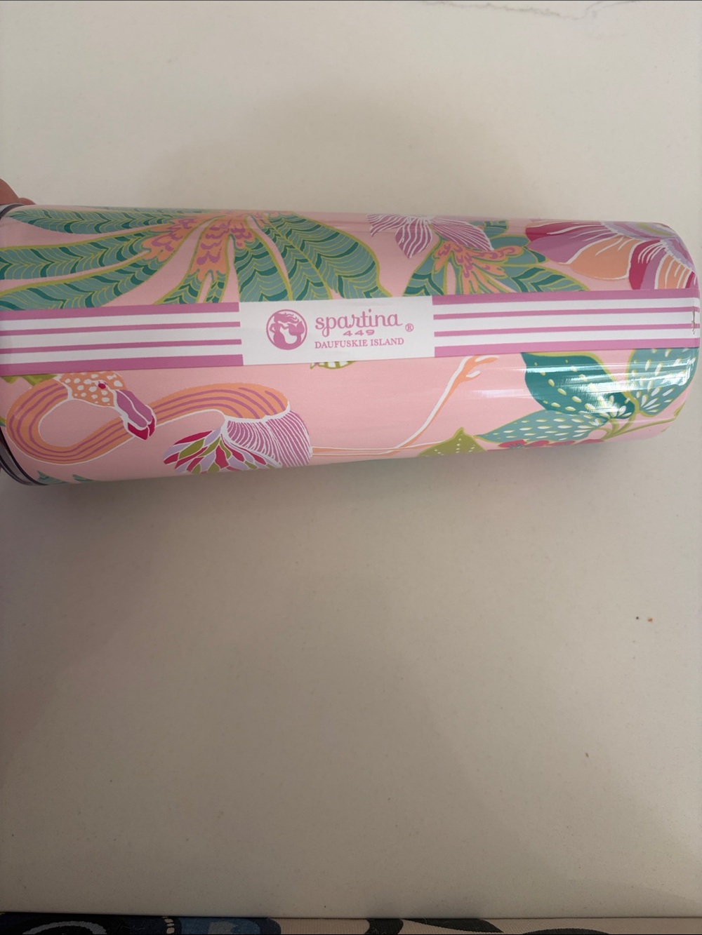 Spartina 449 Pink Floral Tumbler 22oz new with tags - Picture 3 of 5